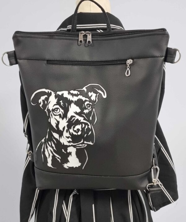 Crossbody kabelko batoh  s vyřezávanou aplikací z vaší fotografie vašeho zvířecího parťáka. - Image 5