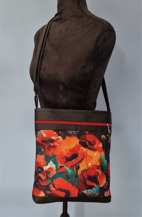 Crossbody kabelka vlčí máky. - Image 3