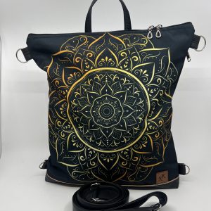 Crossbody kabelko batoh s mandalou.