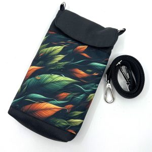 Malá crossbody kabelka s motivem podzimního listí.