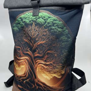 Rolovací s motivem strom života s šedou kombinací.