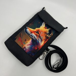 Malá crossbody kabelka s motivem lišky.