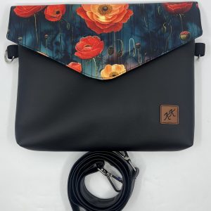 Crossbody kabelka Kaila s vlčími máky.